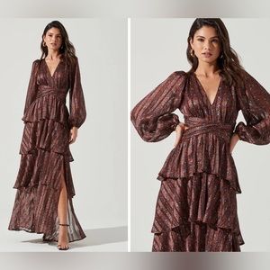 ASTR the Label - Anora Floral Tiered Maxi Dress